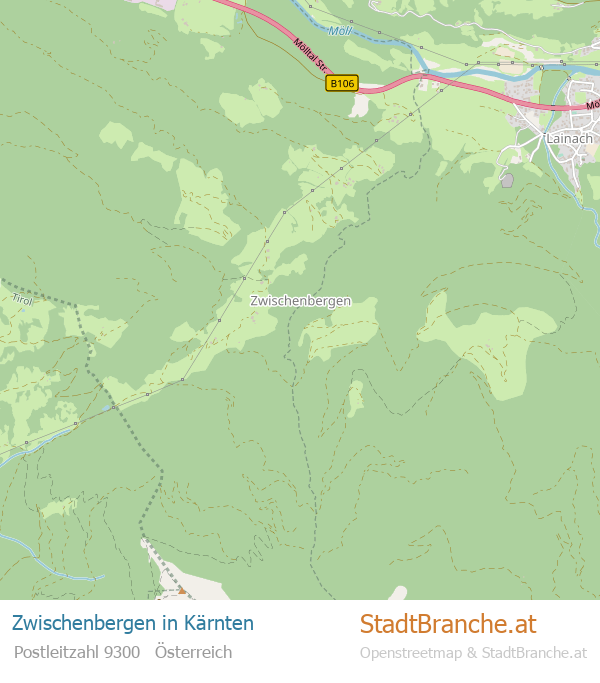 Zwischenbergen Stadtplan Kärnten