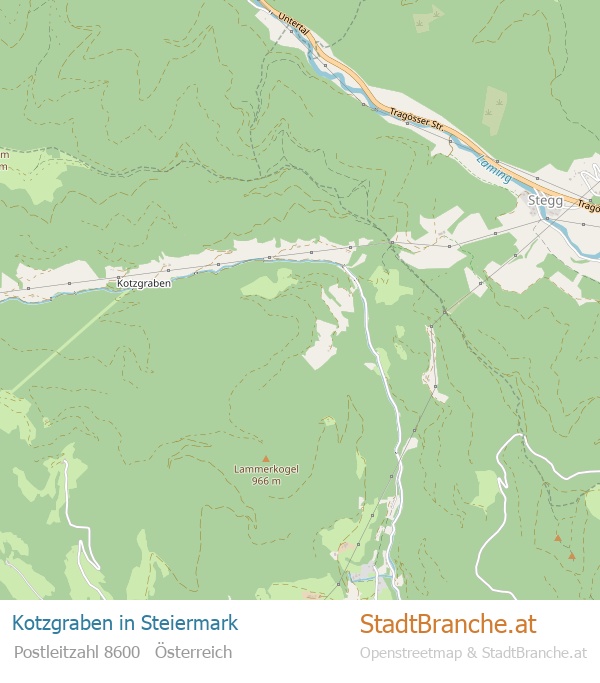 Kotzgraben Karte Kotzgraben Stadtplan Steiermark