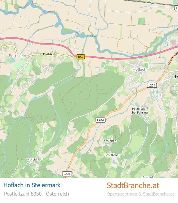 Höflach Karte Höflach Stadtplan Steiermark