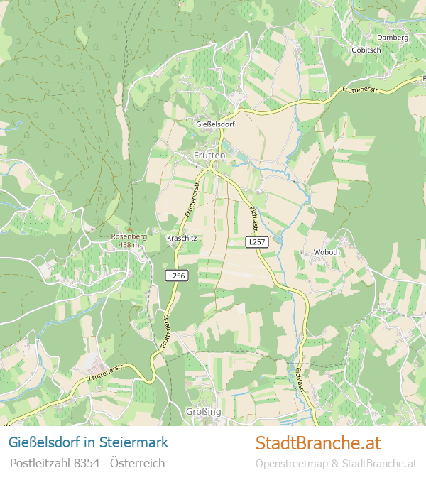 Gießelsdorf Karte Gießelsdorf Stadtplan Steiermark