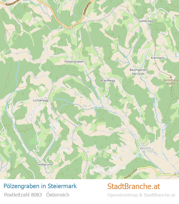 Pölzengraben Stadtplan Steiermark
