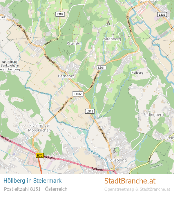 Höllberg Stadtplan Steiermark