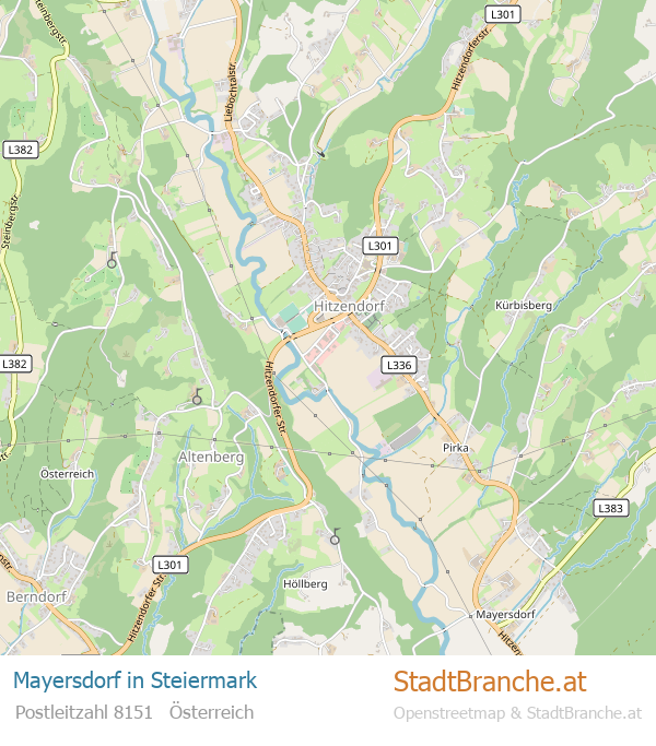 Mayersdorf Stadtplan Steiermark