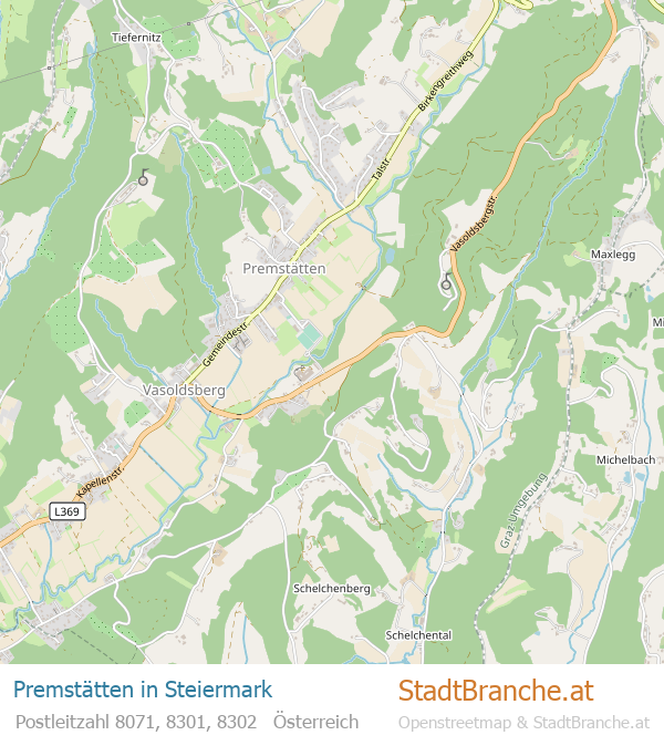 Premstätten Karte Premstätten Stadtplan Steiermark