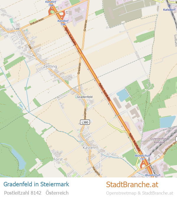 Gradenfeld Stadtplan Steiermark