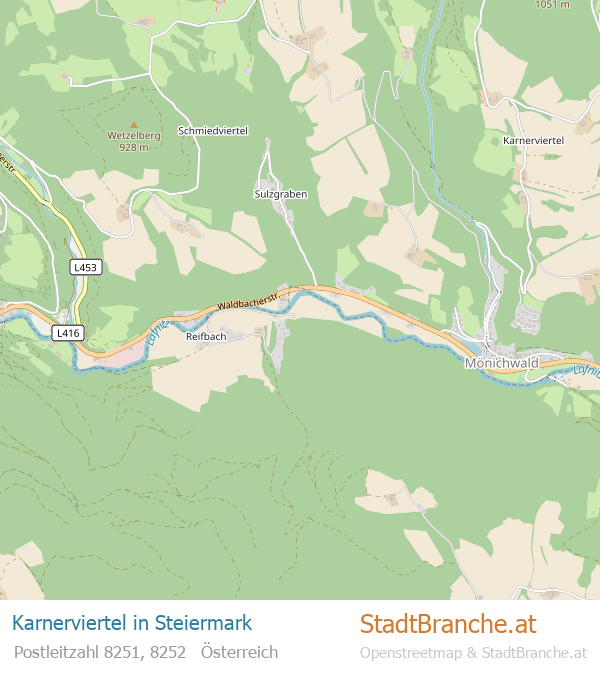 Karnerviertel Stadtplan Steiermark