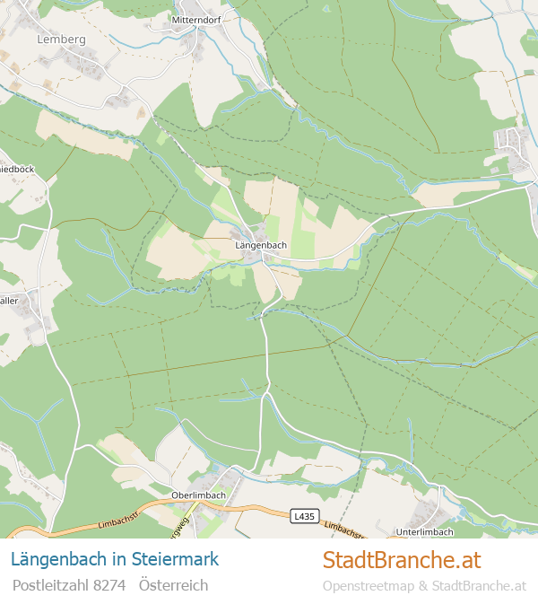 Längenbach Stadtplan Steiermark