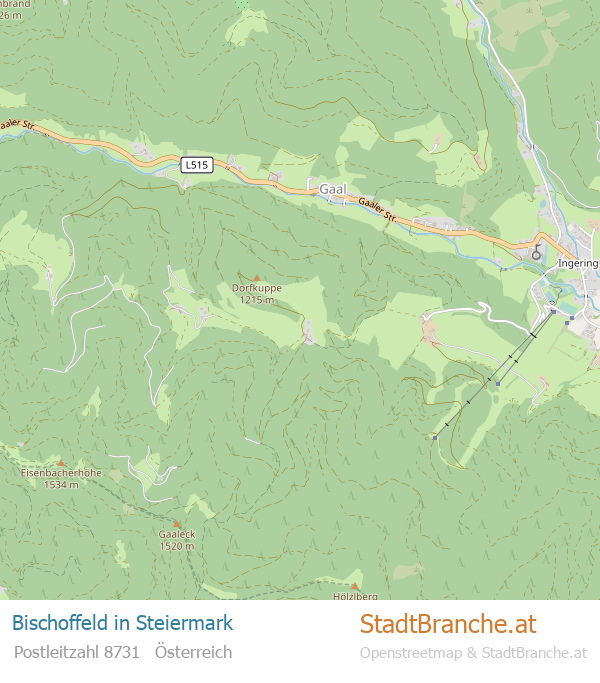 Bischoffeld Stadtplan Steiermark