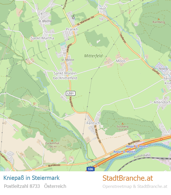 Kniepaß Karte Kniepaß Stadtplan Steiermark