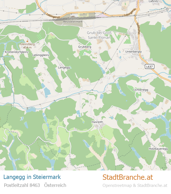 Langegg Karte Langegg Stadtplan Steiermark