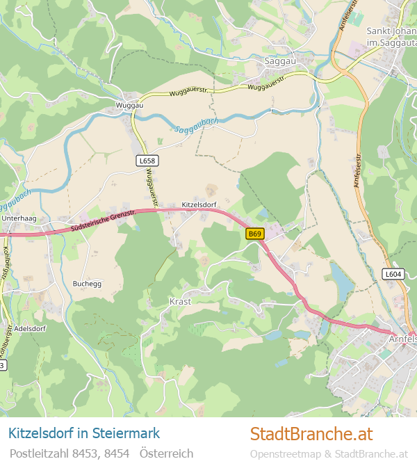 Kitzelsdorf Stadtplan Steiermark