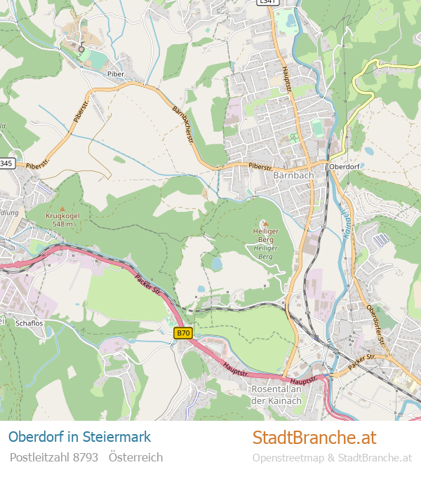 Oberdorf Karte Oberdorf Stadtplan Steiermark