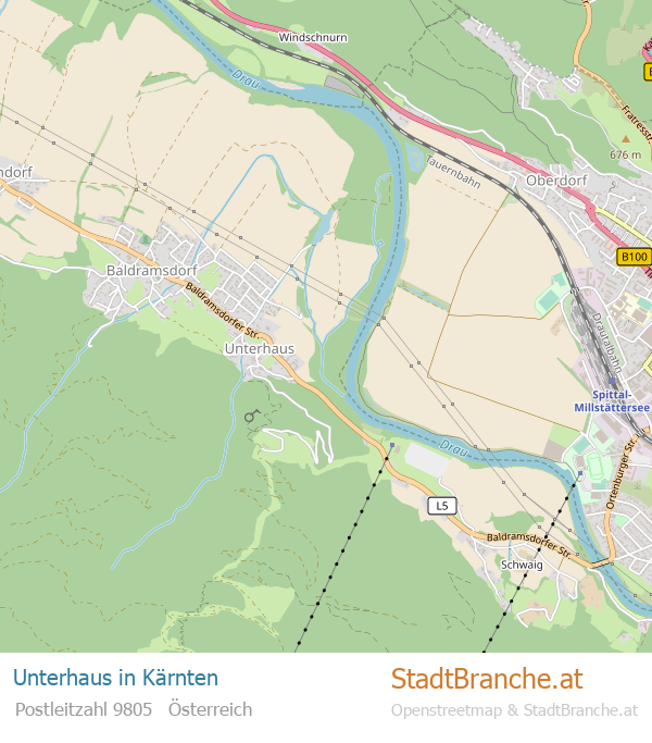 Unterhaus Stadtplan Kärnten