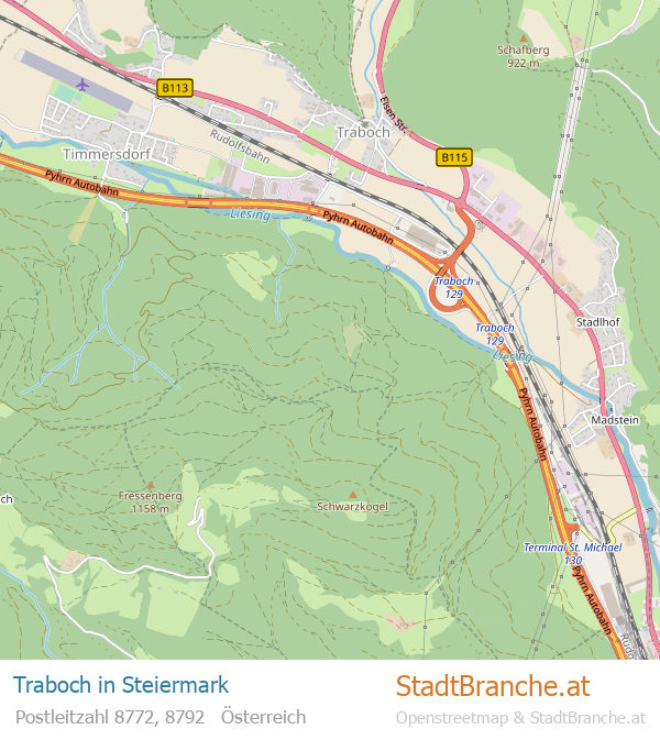 Traboch Stadtplan Steiermark