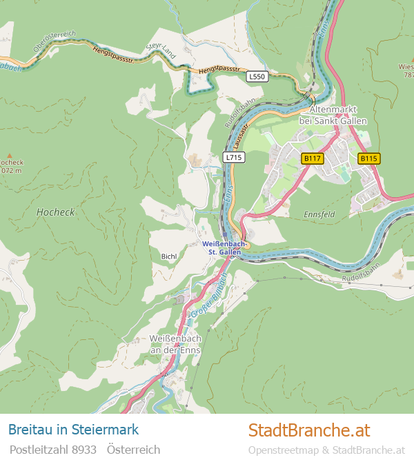 Breitau Stadtplan Steiermark
