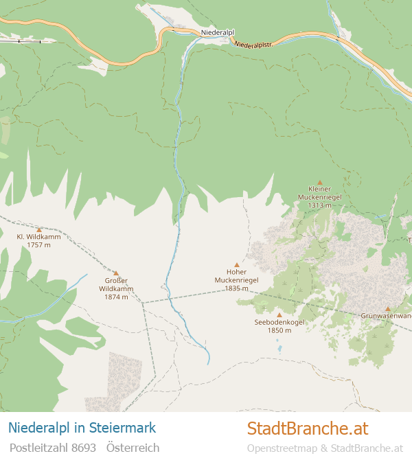 Niederalpl Stadtplan Steiermark