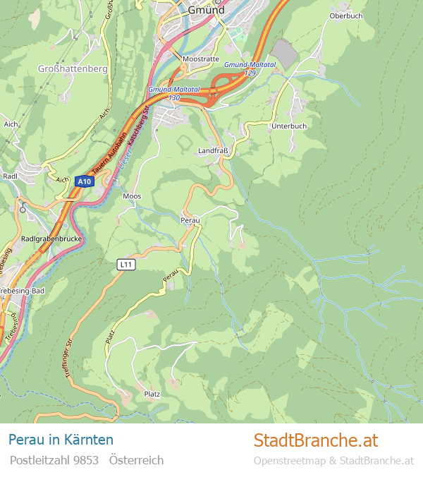 Perau Stadtplan Kärnten
