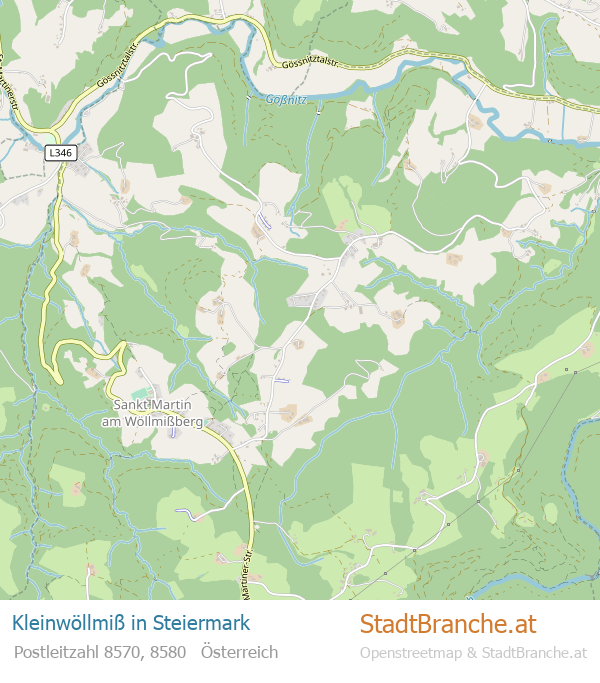 Kleinwöllmiß Karte Kleinwöllmiß Stadtplan Steiermark