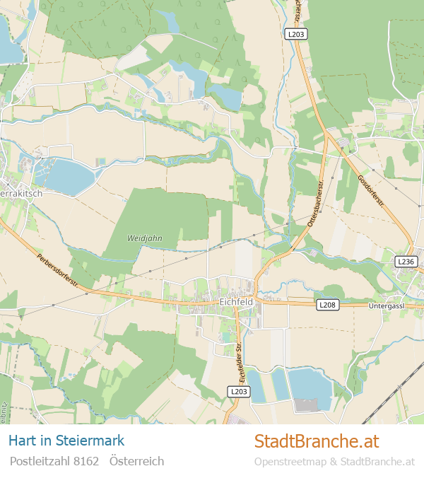 Hart Stadtplan Steiermark