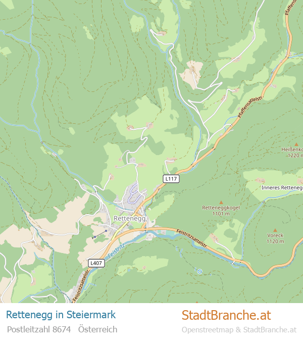Rettenegg Stadtplan Steiermark