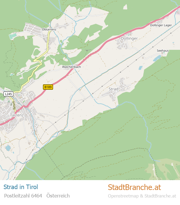 Strad Karte Strad Stadtplan Tirol