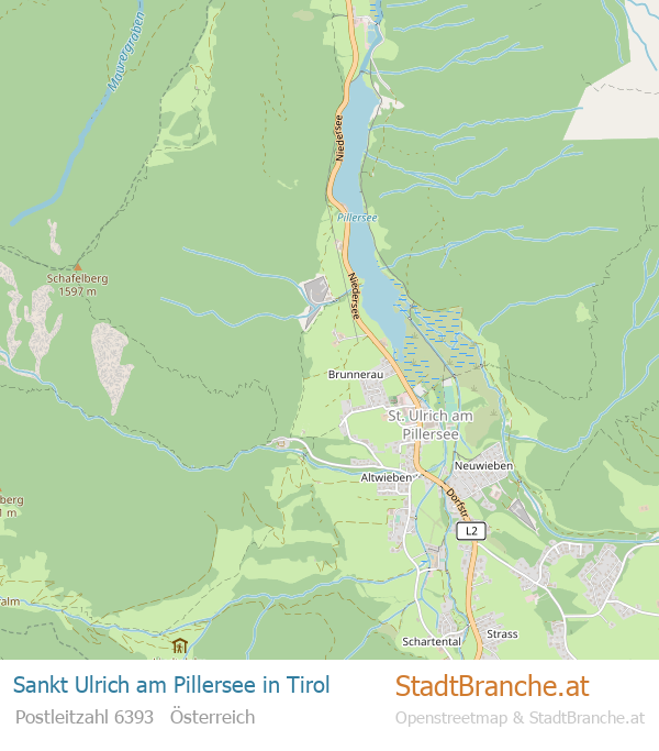 Sankt Karte Sankt Stadtplan Tirol