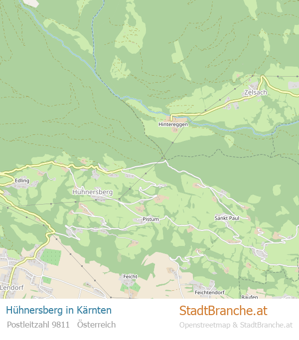 Hühnersberg Karte Hühnersberg Stadtplan Kärnten