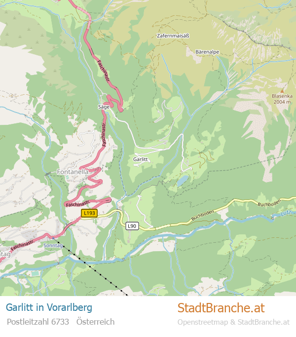 Garlitt Karte Garlitt Stadtplan Vorarlberg