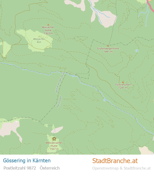 Gössering Karte Gössering Stadtplan Kärnten
