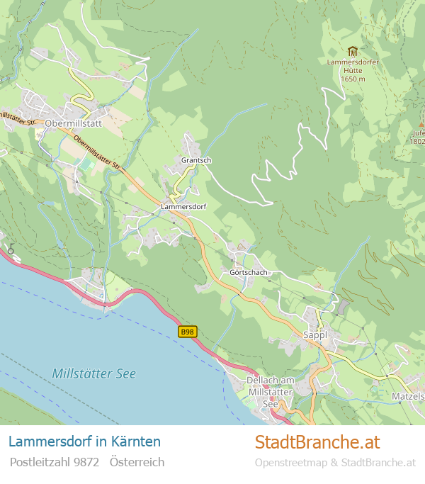 Lammersdorf Karte Lammersdorf Stadtplan Kärnten
