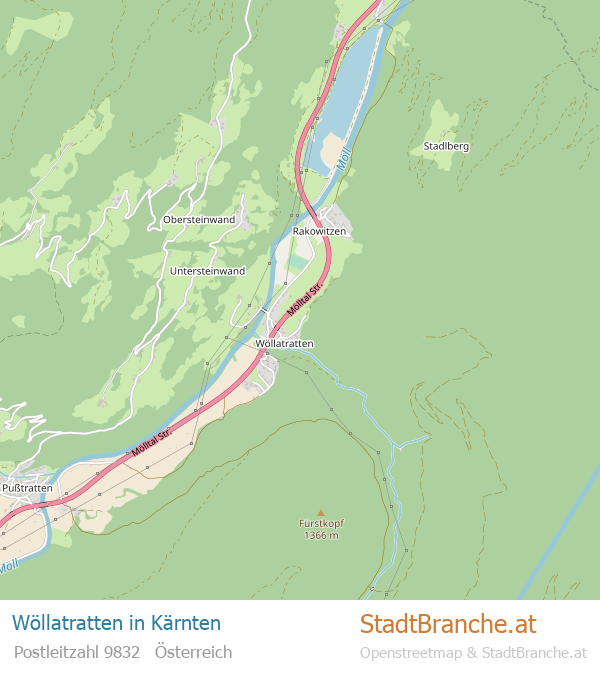 Wöllatratten Stadtplan Kärnten