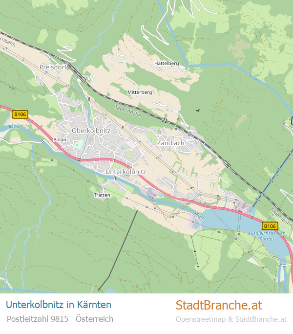 Unterkolbnitz Stadtplan Kärnten