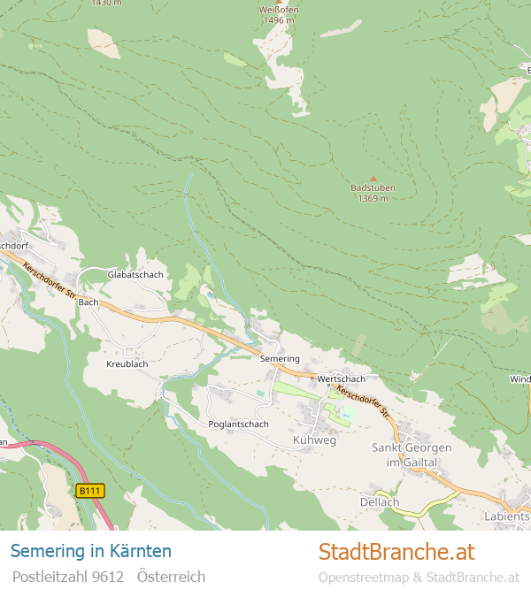 Semering Karte Semering Stadtplan Kärnten