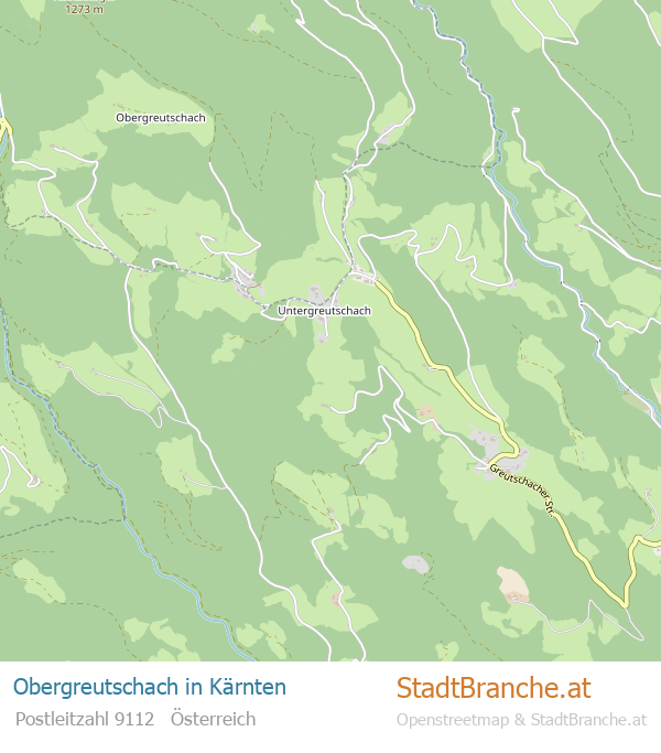 Obergreutschach Stadtplan Kärnten