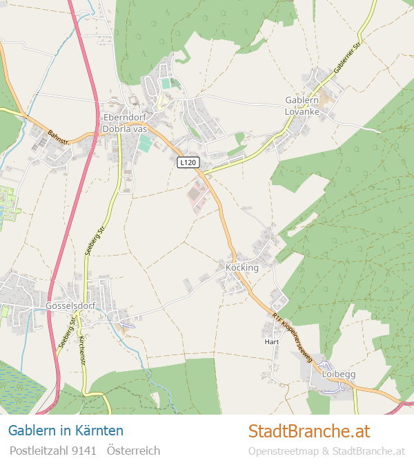 Gablern Stadtplan Kärnten