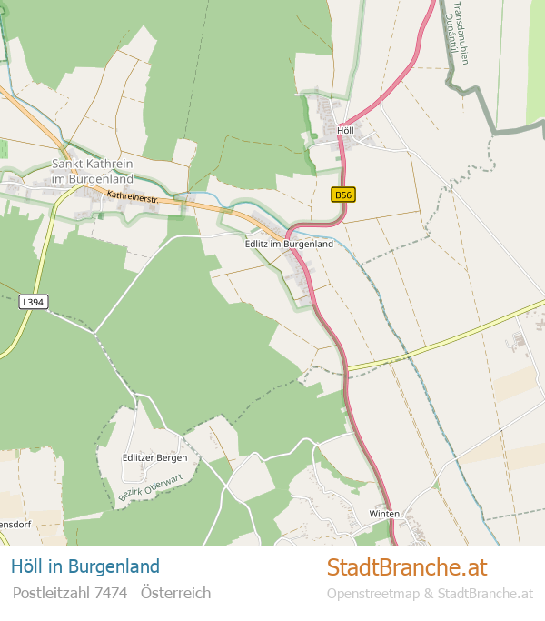 Höll Karte Höll Stadtplan Burgenland