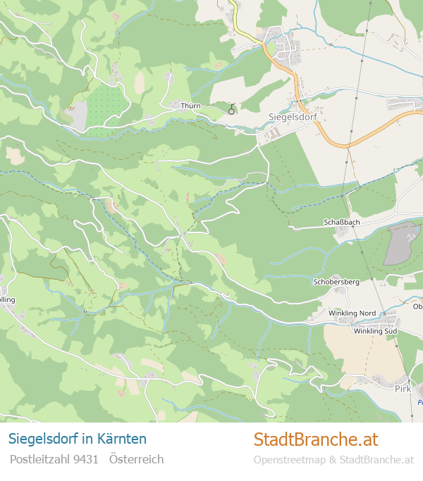 Siegelsdorf Stadtplan Kärnten