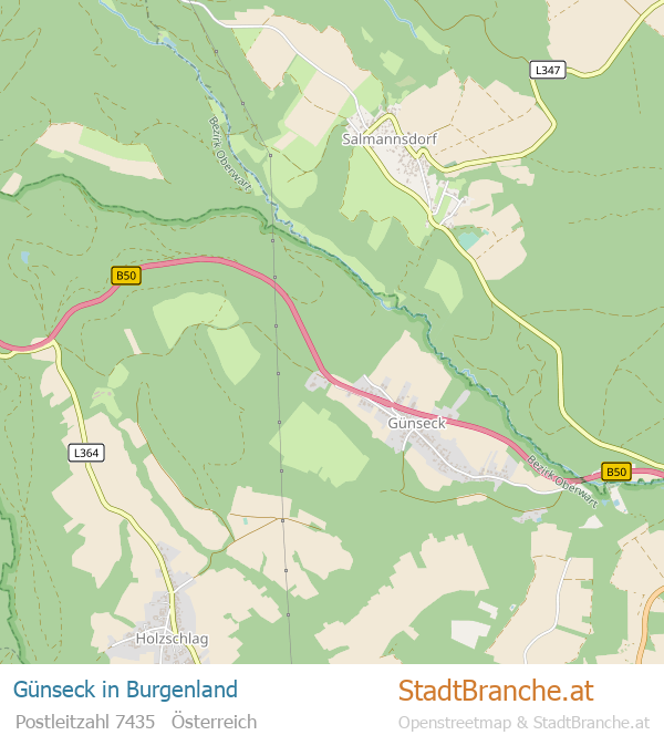 Günseck Karte Günseck Stadtplan Burgenland
