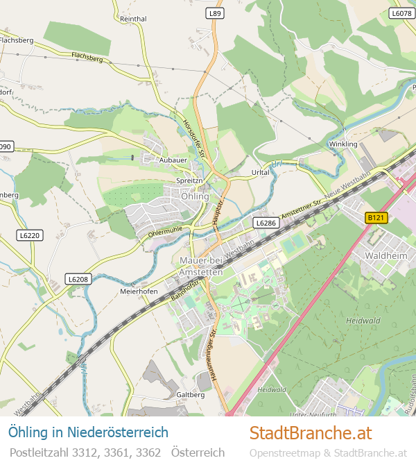 Öhling Stadtplan Niederösterreich