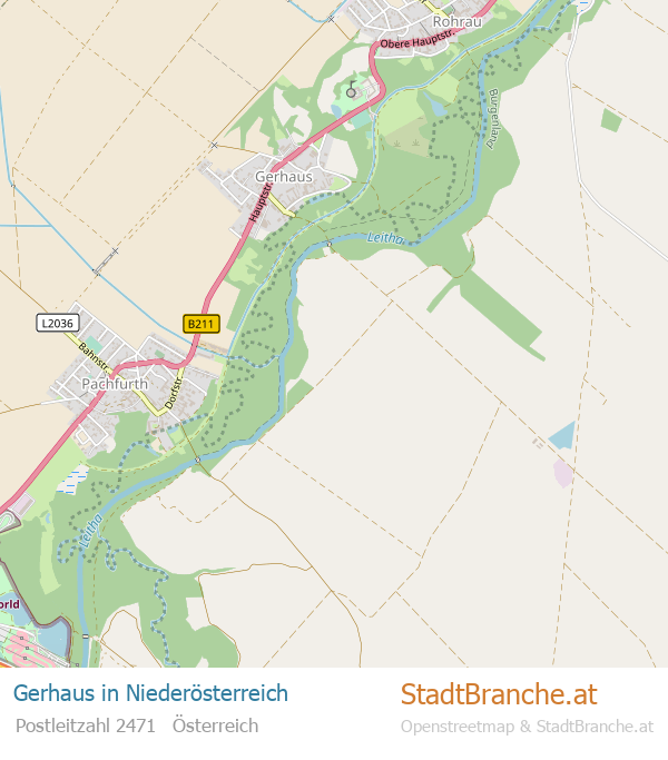 Gerhaus Karte Gerhaus Stadtplan Niederösterreich