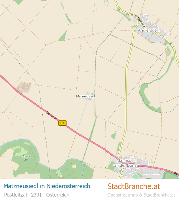 Matzneusiedl Karte Matzneusiedl Stadtplan Niederösterreich