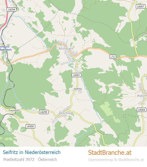 Seifritz Stadtplan Niederösterreich
