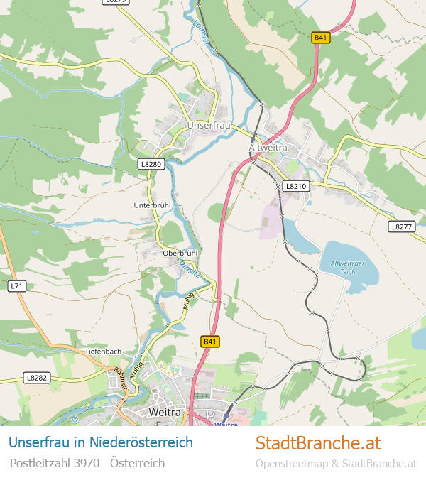 Unserfrau Karte Unserfrau Stadtplan Niederösterreich