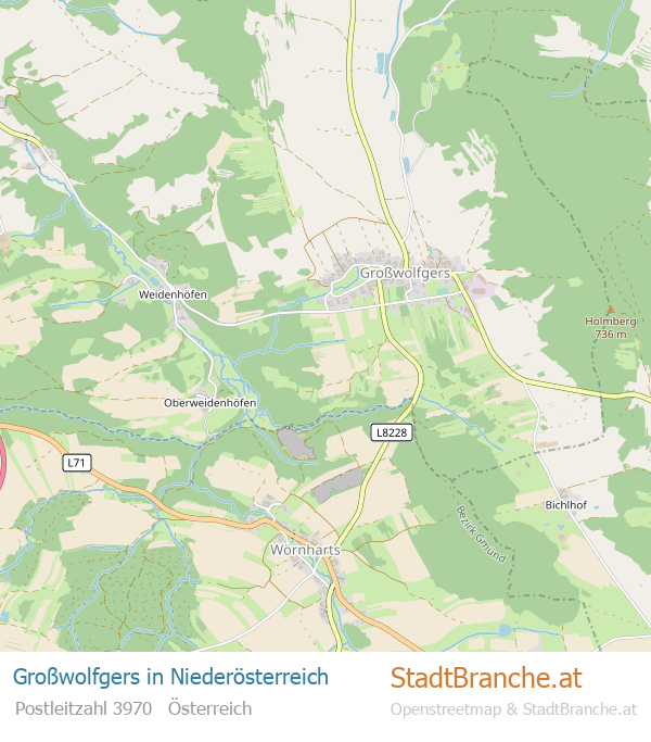 Großwolfgers Karte Großwolfgers Stadtplan Niederösterreich