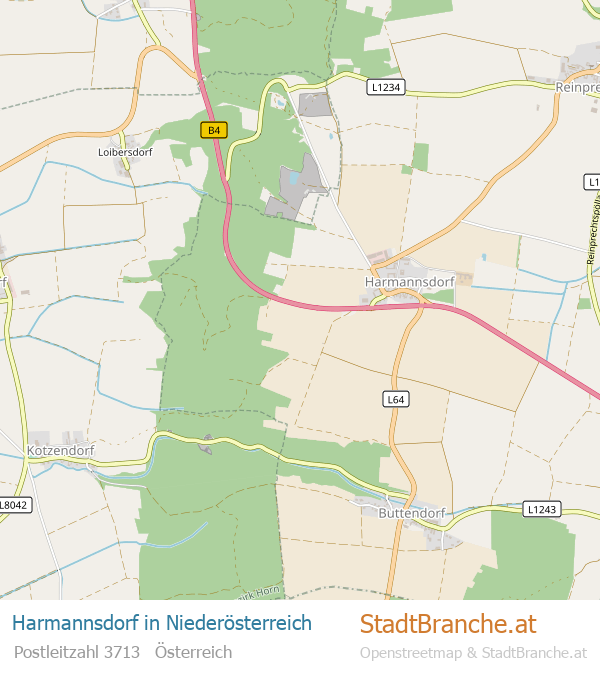Harmannsdorf Karte Harmannsdorf Stadtplan Niederösterreich