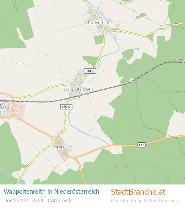 Wappoltenreith Stadtplan Niederösterreich