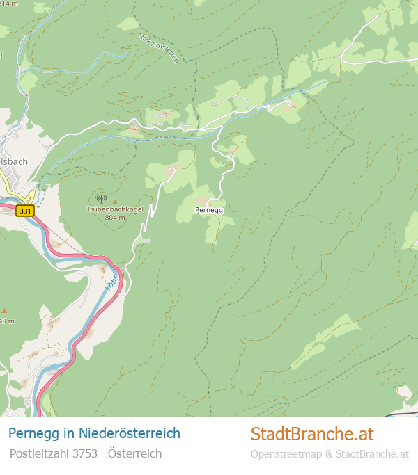 Pernegg Karte Pernegg Stadtplan Niederösterreich