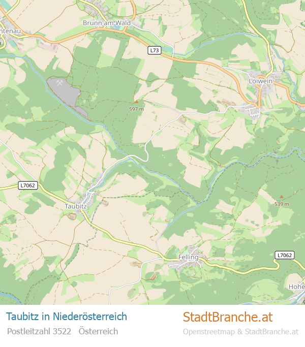 Taubitz Karte Taubitz Stadtplan Niederösterreich