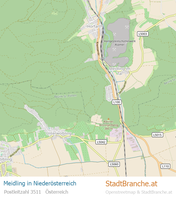 Meidling Stadtplan Niederösterreich