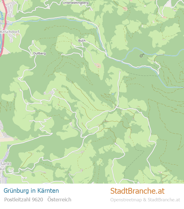 Grünburg Karte Grünburg Stadtplan Kärnten